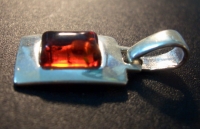 Amber  - Amber Pendant for Bracelet 