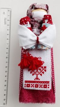 Amulet-doll - Bereginya Roda (Stolbushka) (handmade) 