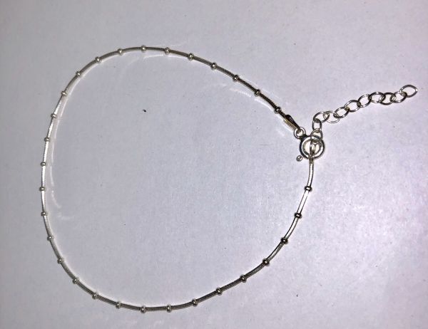  Серебро Серебряная цепочка на ногу - Изделия из серебра 