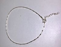 Изделия из серебра  - Серебряная цепочка на ногу
