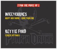 Willycranes  - WILLYCRANES. Happy Motoring / Gone Fighting. BETTIE FORD. League Of Fools (3CD)