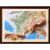 France. 3D Reliefpanorama, Landkarte (3D map/Medium) 