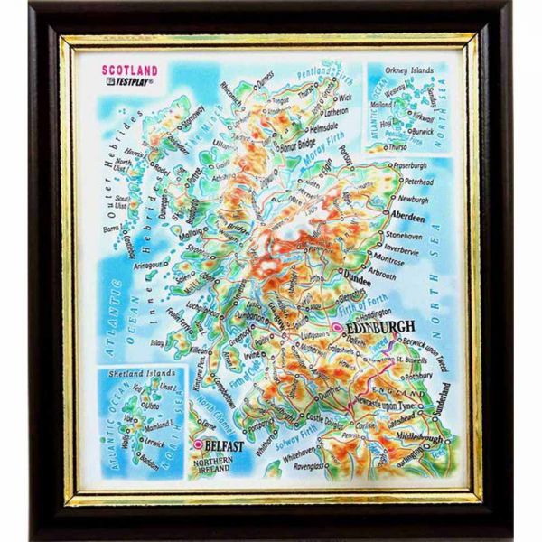  Карты Шотландия. Высокообъемная панорама Scotland (3D map/Mini)